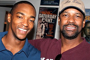 Denzel Washington at Soldier's Play - Anthony Mackie - Denzel Washington