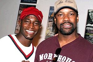 Denzel Washington at Soldier's Play - Taye Diggs - Denzel Washington 