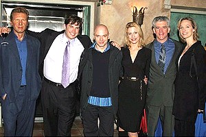 Dirty Rotten Scoundrels new cast opening - Harrison Ford wax - Ayal Miodovnik - Michael Cerveris - Rachel York - Gregory Jbara - wife