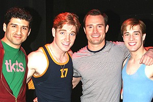 A Chorus Line Cast Unveiling - Tony Yazbeck - Tyler Hanes - Brad Anderson - Paul McGill