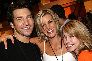 Photo Op - Broadway on Broadway fall 2006 - Andy Karl - Jenn Colella - Mary Faber