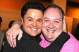 Photo Op - Broadway on Broadway fall 2006 - Donny Osmond - Blake Hammond
