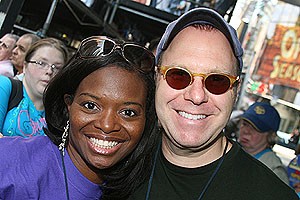 Photo Op - Broadway on Broadway fall 2006 - LaChanze - Scott Sanders