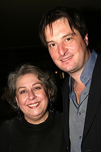 Photo Op - Pain & the Itch Opening Night - Jayne Houdyshell - Christopher Evan Welch
