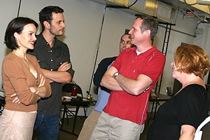 Photo Op - Suddenly Last Summer Meet & Greet - Carla Gugino - Wayne Wilcox - Mark Brokaw - Becky Ann Baker (casual)