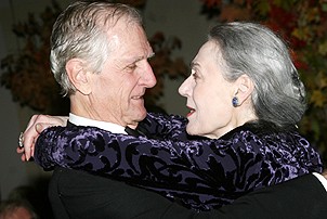 Photo Op - LuPone and Lansbury at Acting Company Ball - Edgar Lansbury - Marian Seldes