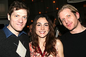Photo Op - The Internationalist Opens - Adam Rapp - Annie Parisse - Paul Sparks