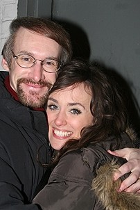 Photo Op - Avenue Q plays 1,500 performance - Rick Lyon - Brynn O'Malley