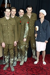 Photo Op - Easter Bonnet 2007 - Kieran Campion - Stark Sands - Justin Blanchard - John Behlmann - Hugh Dancy
