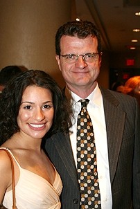 Drama League Lunch 2007 - Lea Michele - Michael Cumpsty