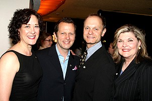 Photo Op - 2007 Tony Nominees reception - Karen Ziemba - Rob Ashford - David Hyde Pierce - Debra Monk
