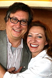 Photo Op - 2007 Tony Nominees reception - Douglas Carter Beane - Julie White