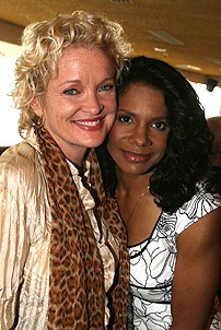 Photo Op - 2007 Tony Nominees reception - Christine Ebersole - Audra McDonald