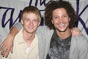 Photo Op - Justin Guarini Visits Anthony Fedorov at The Fantasticks - Anthony Fedorov - Justin Guarini