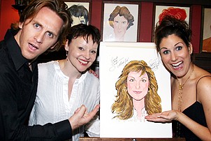 Stephanie J. Block at Sardi's - Marcus Chait - Linda Balgord - Stephanie J. Block