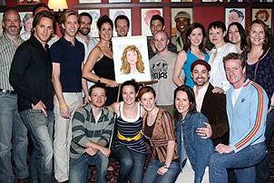 Stephanie J. Block at Sardi's - group