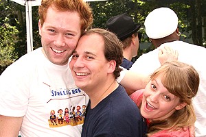 Photo Op - Broadway in Bryant Park 2007 - Stanley Bahorek - Jared Gertner - Jenni Barber
