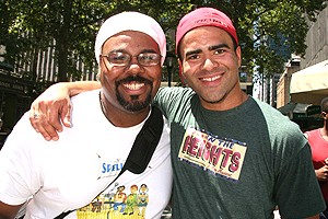 Photo Op - Broadway in Bryant Park 2007 - James Monroe Inglehart - Christopher Jackson