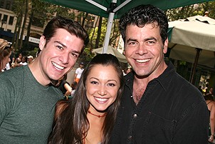 Photo Op - Broadway in Bryant Park 08-09-07 - Nick Spangler - Julie Craig - Burke Moses