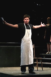 Photo Op - Frankenstein rehearsal - Hunter Foster 