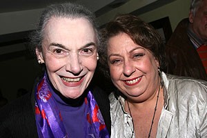 Photo Op - The Receptionist Opening - Marian Seldes - Jayne Houdyshell