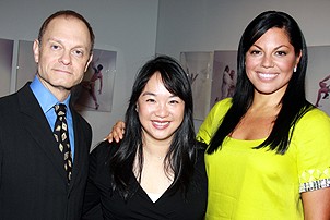 2008 Tony Nominations - David Hyde Pierce - Cyndi Wang - Sara Ramirez
