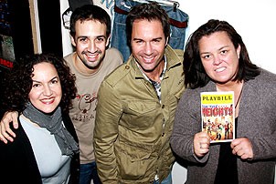 Rosie O'Donnell at In the Heights - Olga Merediz - Lin-Manuel Miranda - Eric McCormack - Rosie O'Donnell