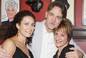 Boyd Gaines Caricature at Sardi's -Boyd Gaines - Laura Benanti - Patti LuPone