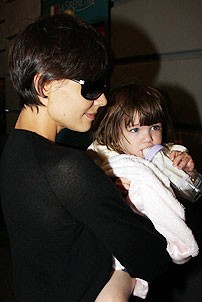 Katie Holmes at Little Mermaid - Suri Cruise - Katie Holmes