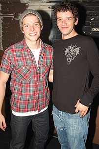 Michael Urie & Chace Crawford at Spring Awakening - Michael Urie - Hunter Parrish