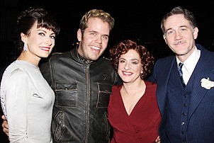 Perez Hilton Show Hopping - Perez Hilton - Laura Benanti - Patti LuPone - Boyd Gaines