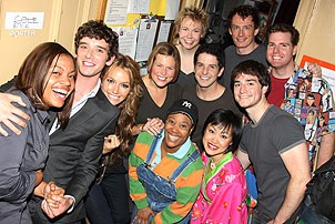 Michael Urie at Avenue Q - cast