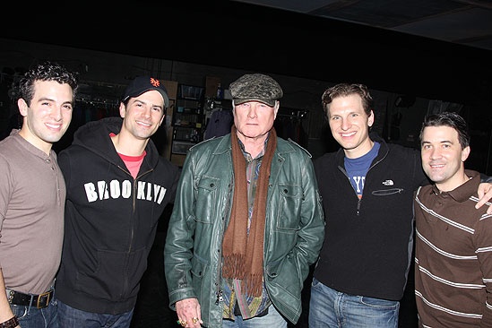 Mike Love at Jersey Boys – Mike Love – Jarrod Spector – Dominic Nolfi – Sebastian Arcelus – Miles Aubrey