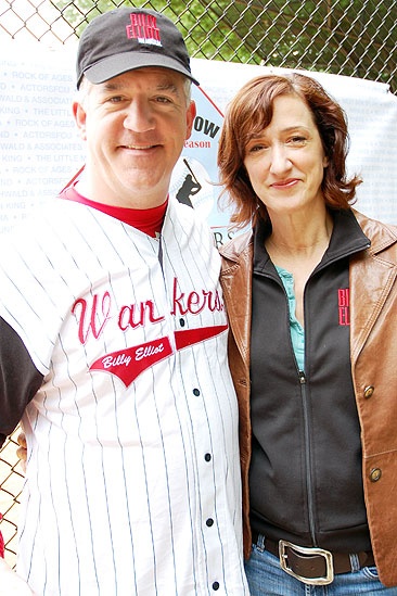 Broadway Softball May 2009 – Gregory Jbara – Haydn Gwynne 