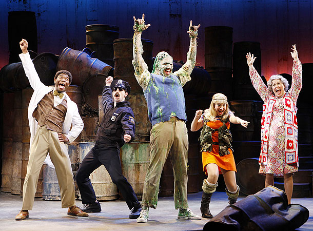 The Toxic Avenger - Show Photos - Demond Green - Jonathan Root - Nick Cordero - Diana DeGarmo - Nancy Opel