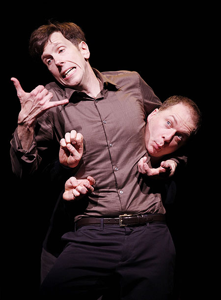 Love Child - Show Photos - Robert Stanton - Daniel Jenkins (head lock)