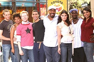 Rent Film Cast on Today Show - Adam Pascal - Tracie Thoms - Anthony Rapp - Wilson Jermaine Heredia - Jesse L. Martin - Idina Menzel - Taye Diggs - Rosario Dawson