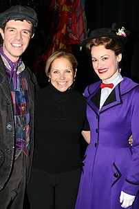 Katie Couric at Mary Poppins - Gavin Lee - Katie Couric - Ashley Brown
