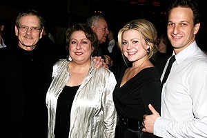 Photo Op - The Receptionist Opening - Robert Foxworth - Jayne Houdyshell - Kendra Kassebaum - Josh Charles