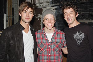 Michael Urie & Chace Crawford at Spring Awakening - Hunter Parrish - Chace Crawford - Michael Urie
