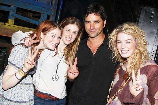 Celebs at Hair – John Stamos – Allison Case – Caissie Levy – Kacie Sheik