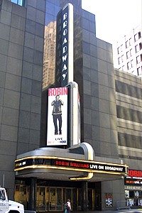 Robin Williams on Broadway - Marquee