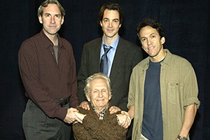 Tuesdays With Morrie Rehearsal - David Esbjornson - Jon Tenney - Alvin Epstein - Mitch Albom