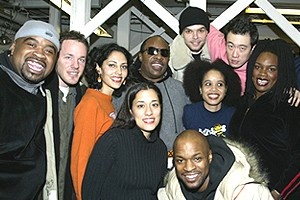 Stevie Wonder at Def Poetry Jam - Group Shot