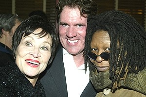 Rob Marshall Caricature - Chita Rivera - Rob Marshall - Whoopi Goldberg