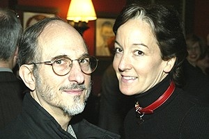 Rob Marshall Caricature - Jules Fisher - Peggy Eisenhauer