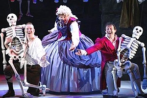 The Play What I Wrote Guest Stars - Liam Neeson (skeletons)