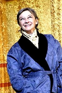 The Play What I Wrote Guest Stars - Zoe Caldwell (robe)