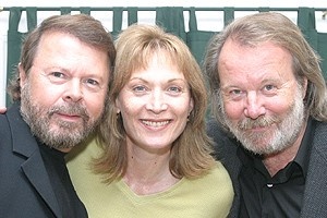 Benny & Bjorn at Mamma Mia Rehearsal - Bjorn Ulvaeus - Dee Hoty - Benny Andersson