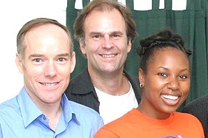 Benny & Bjorn at Mamma Mia Rehearsal - Michael Winther - John Hillner - Keisha T. Fraser